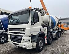 GINAF concrete mixer truck Cifa 28m - 8m³ - 8x4 - Top Pumi